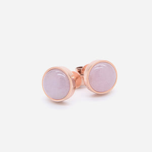 EDEN 悅 Earring Studs in Light Lavender Jade